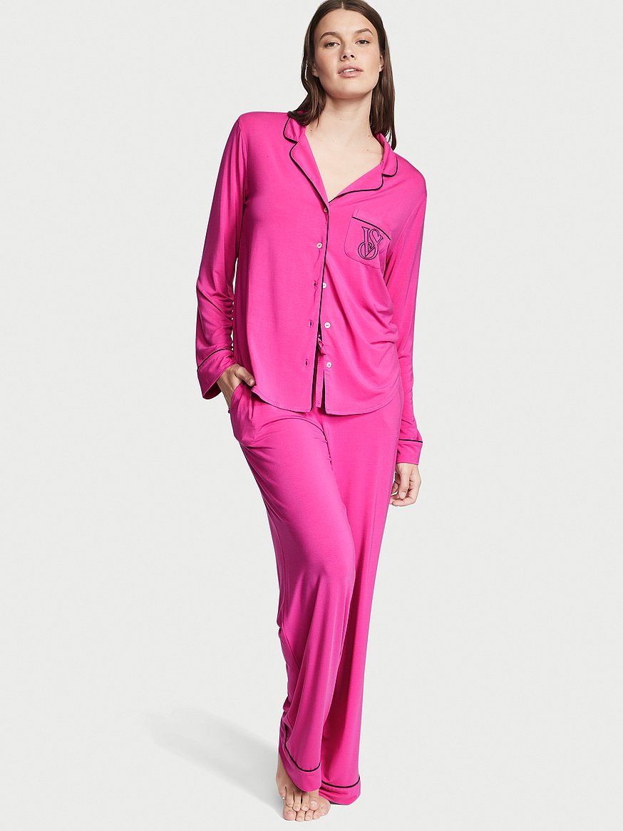 Buy Victoria's Secret Silk Drawstring Pyjama Bottoms from the
