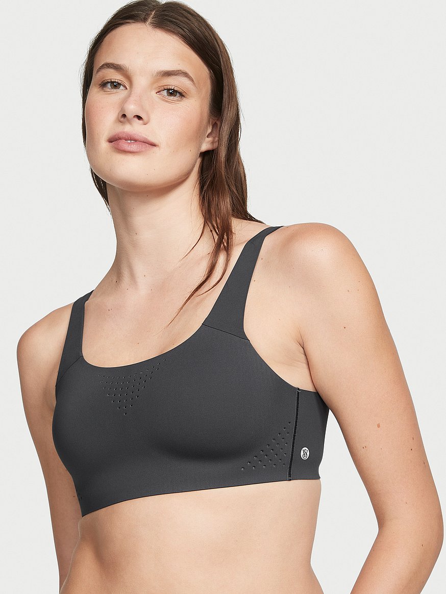 Buy Victoria's Secret Onyx Grey Smooth Front Fastening Wired High Impact Sports  Bra from Next Luxembourg