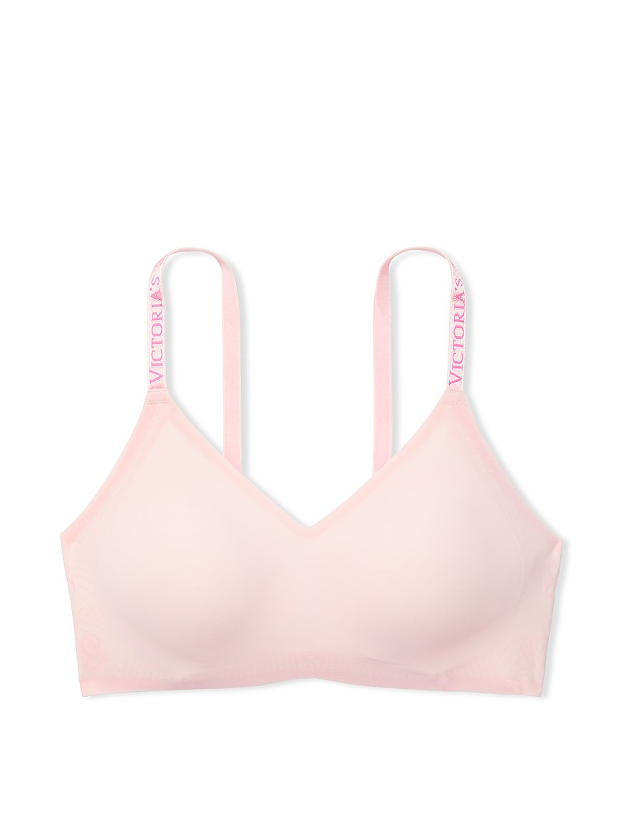 Victoria's Secret Pink T Shirt Lightly Lined Wireless Bra Size