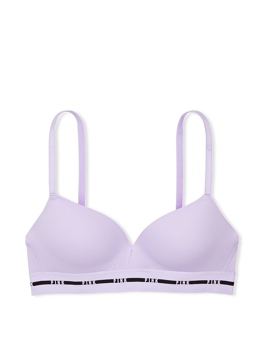 Buy Friskers Lightly Padded Non Wired 3/4Th Coverage Push-Up Bra - Pink at  Rs.869 online