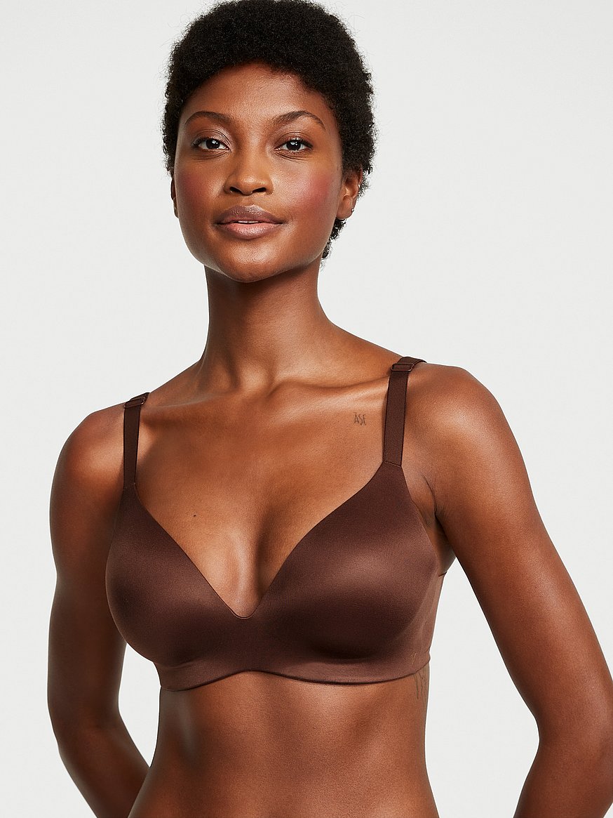 Sexy Bra Wirefree Ultimate Lift True Support Womens Natural Soft Beige 36A  