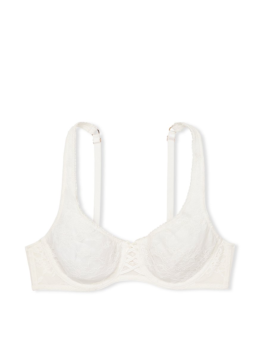 Buy Victoria's Secret Almost Nude Lace Bralette Angelight Bra from Next  Sweden