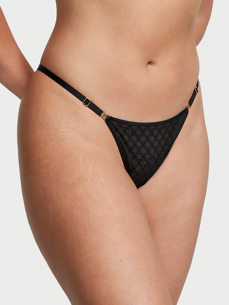  Victoria's Secret Women's Lace Thong Underwear, Women's Panties,  Very Sexy Collection, Black (XS) : Clothing, Shoes & Jewelry
