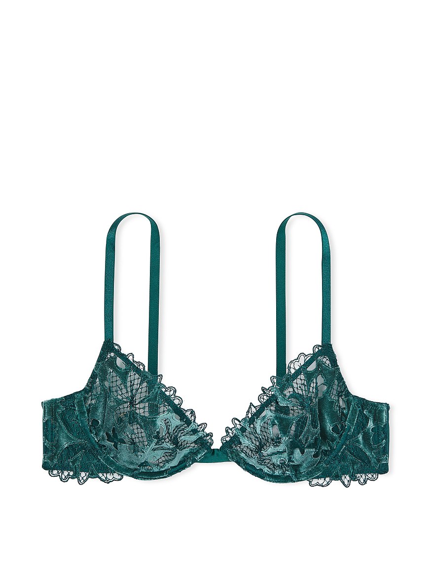 Lace bra in green - Off White