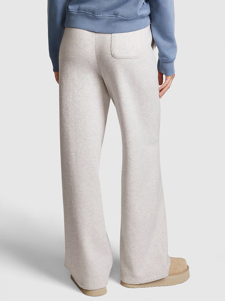 Buy Premium Fleece Wide-Leg Pants - Order Bottoms online 5000009731 - PINK  US