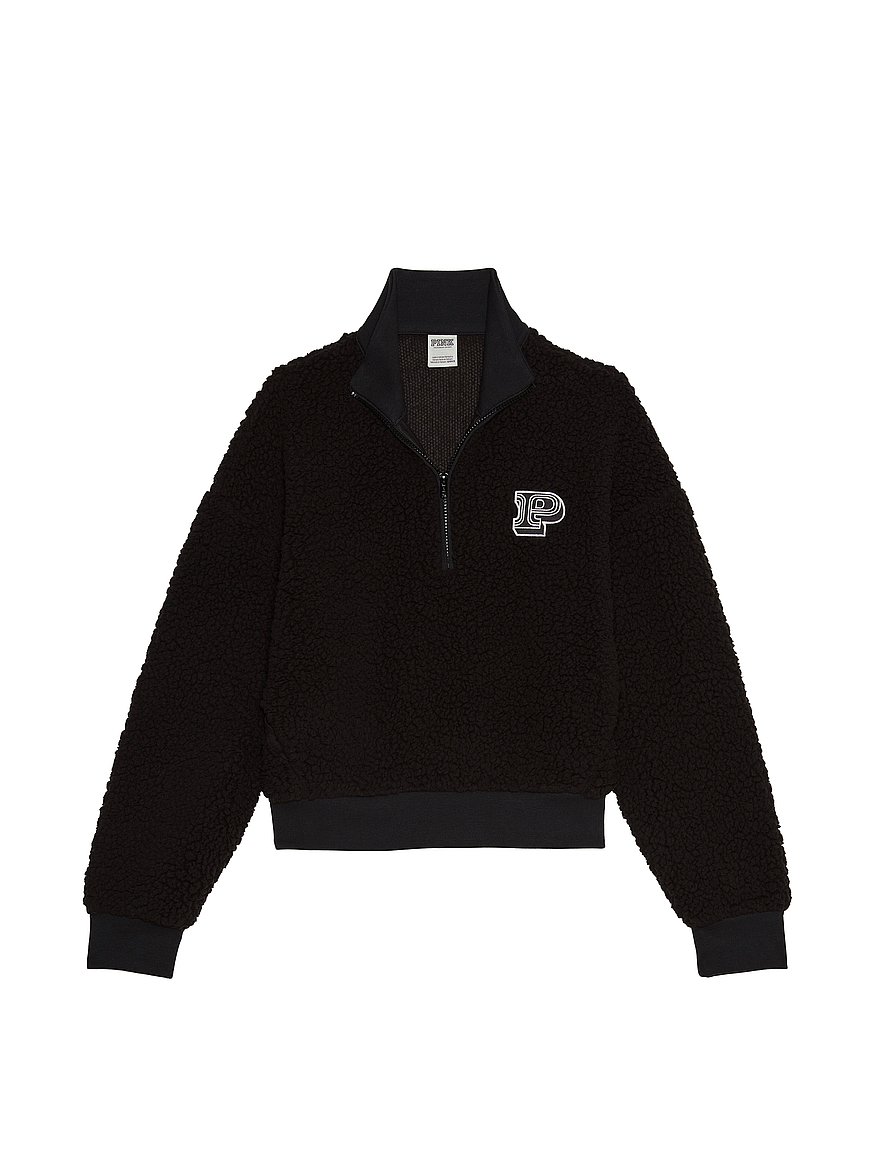 Buy Cozy Fleece Half-Zip Pullover - Order Hoodies & Sweatshirts online  1123461700 - PINK US