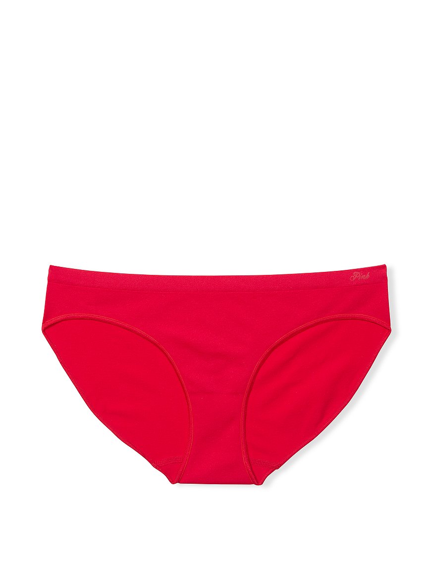 linqin Mid Waist Seamless Underwear Ladies Bikini Panties Elastic