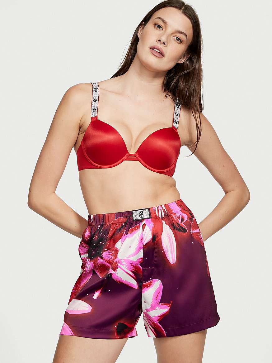 NWT. Victoria Secret PINK boxers. Cherry design. Size XL.