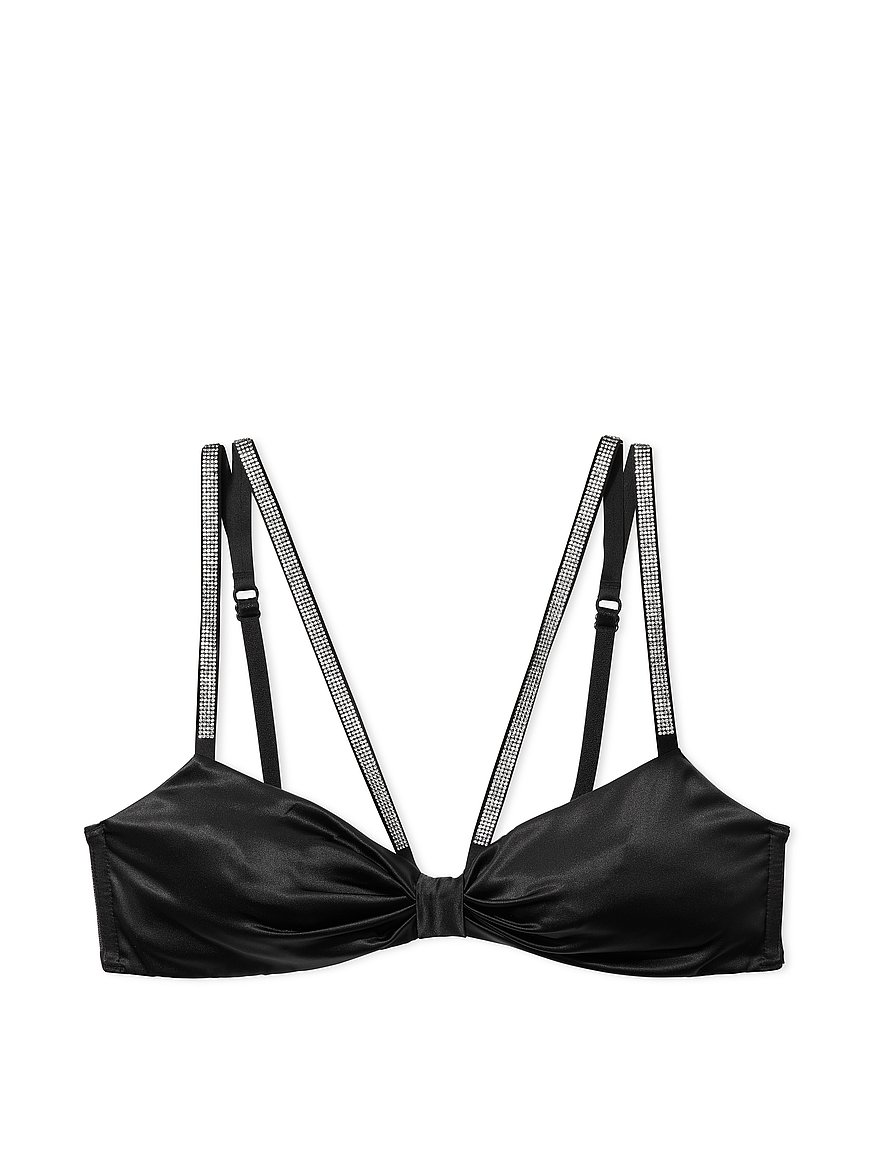 X-LARGE Victoria's Secret embellished rhinestones straps triangle