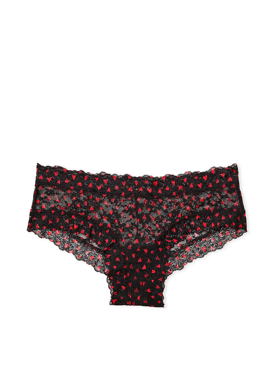 Amelie print lace knickers white floral print/pink Sans Complexe