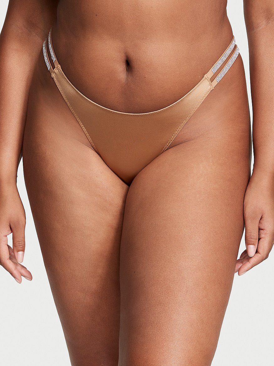 High Waisted Minimal Coverage Bikini Bottom – Xandra Swimwear