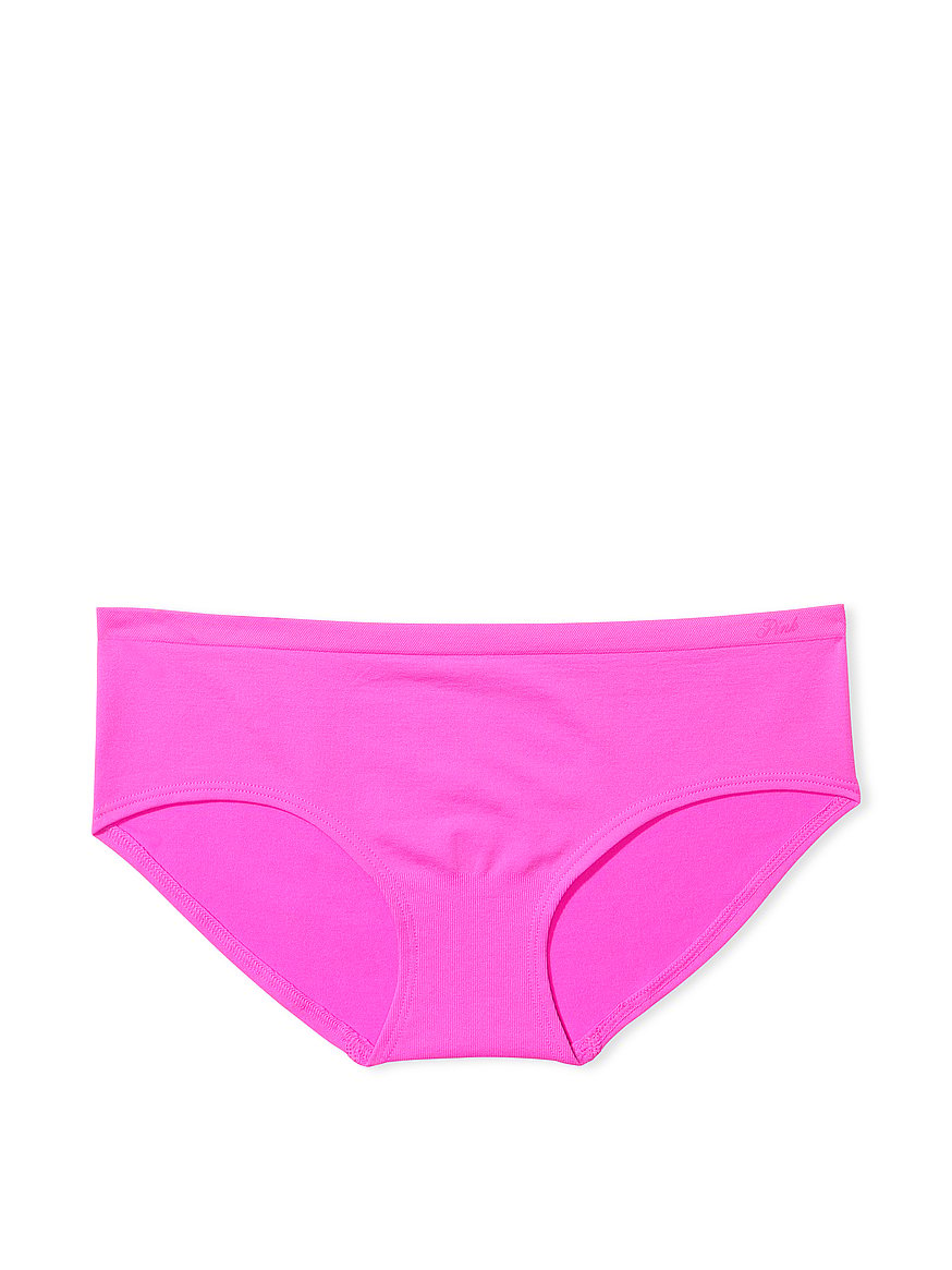 New Victoria's Secret PINK Seamless Hipster Panties - Depop