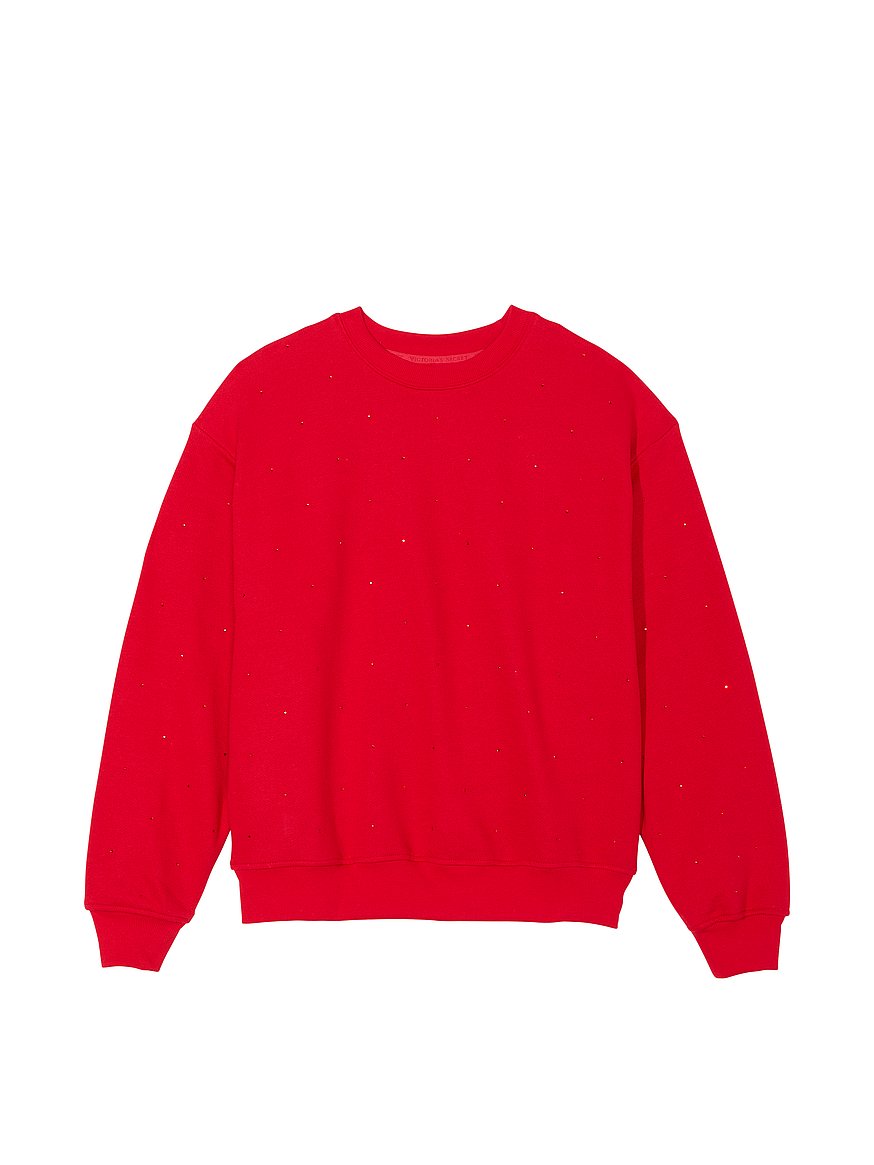 Cotton Fleece Oversized Crewneck