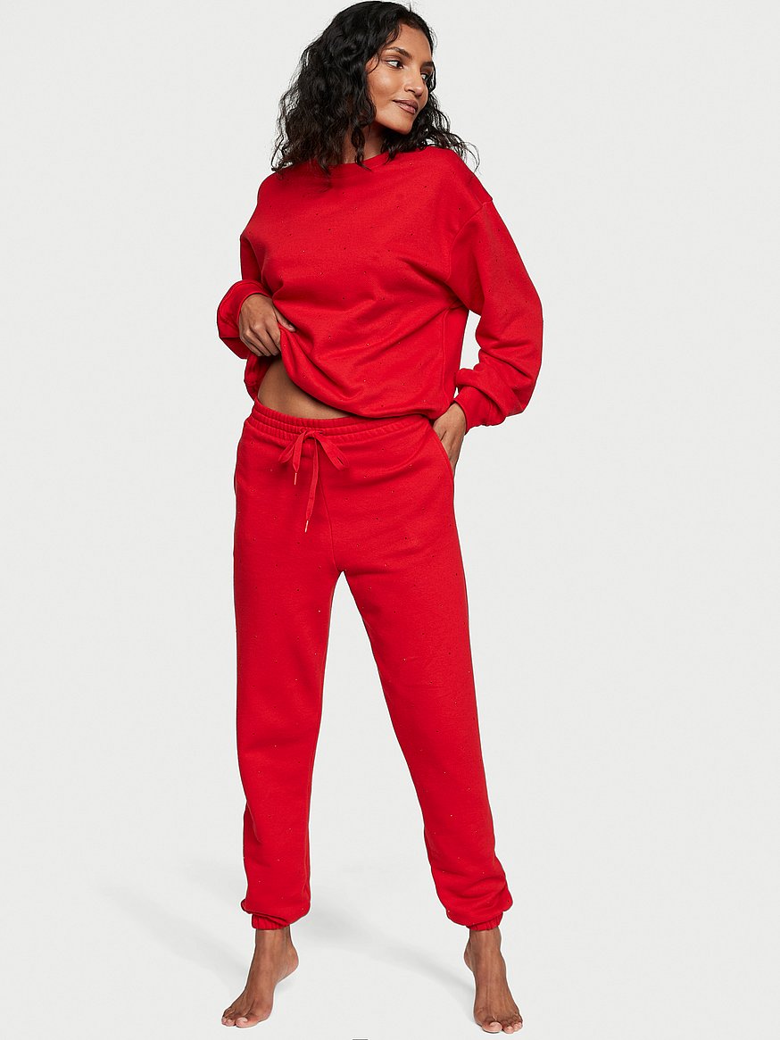 Buy Cotton Fleece Oversized Crewneck - Order Hoodies & Sweatshirts online  1123064800 - Victoria's Secret US