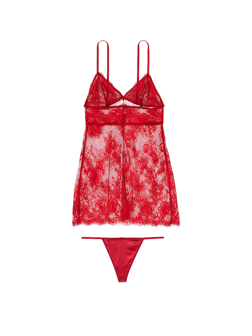 Buy Fishnet Floral Mesh Lace Slip Dress - Order Slips online 5000009832 - Victoria's  Secret US