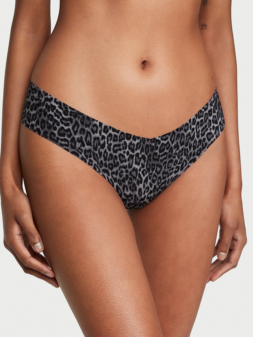 Leopard Thong Panty Briefs for Women