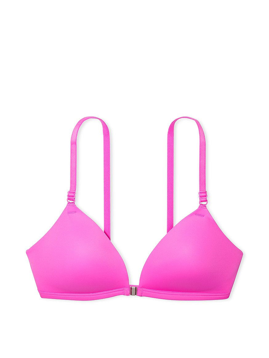 Victoria secret pink wear anywhere wireless push up bra 36d pink