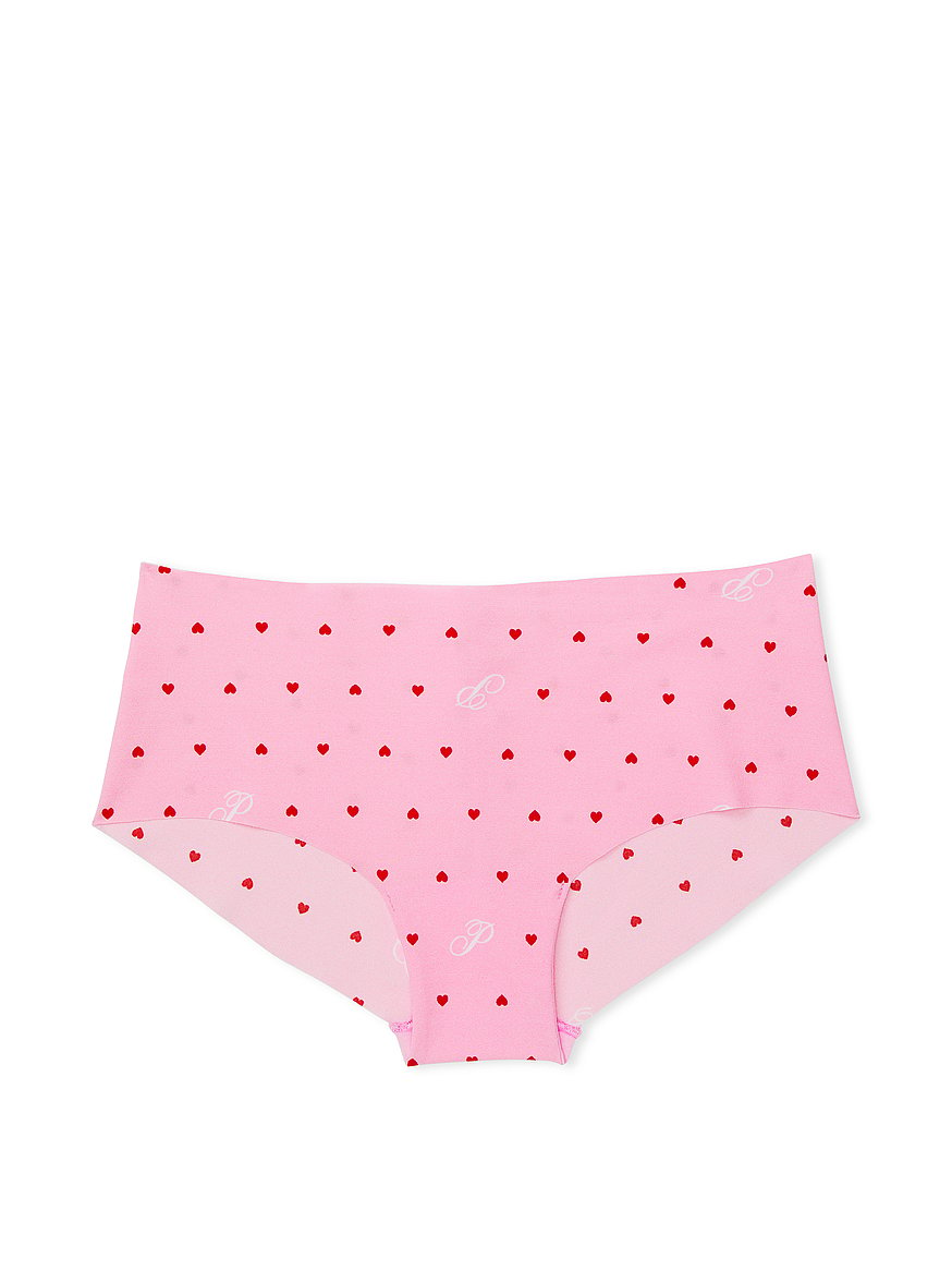 Victoria's Secret Pink No-Show Hipster Hiphugger Panty, Bundle of 2,  Lace-trim Nude/Lilac Puppies, X-Large : : Everything Else