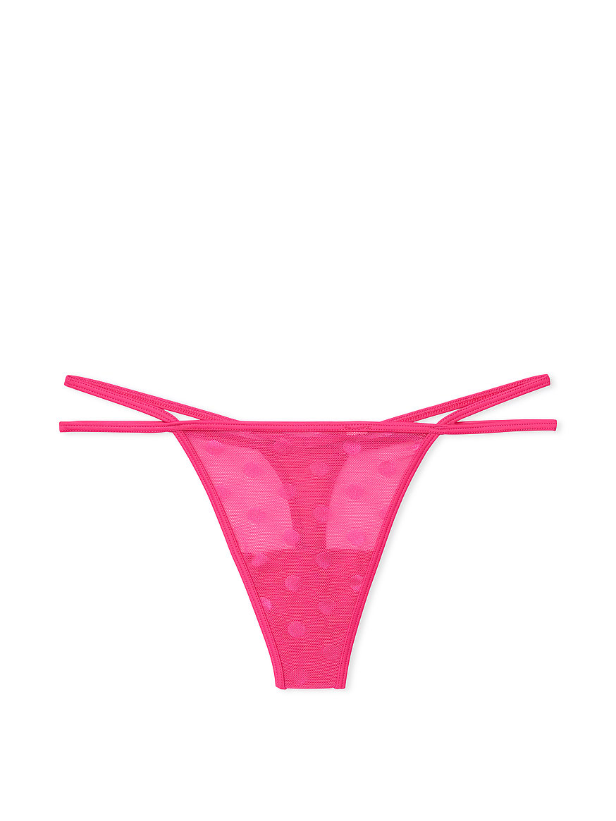 Buy Women'Secret Classic Pink Lace And Mesh Panties 2024 Online