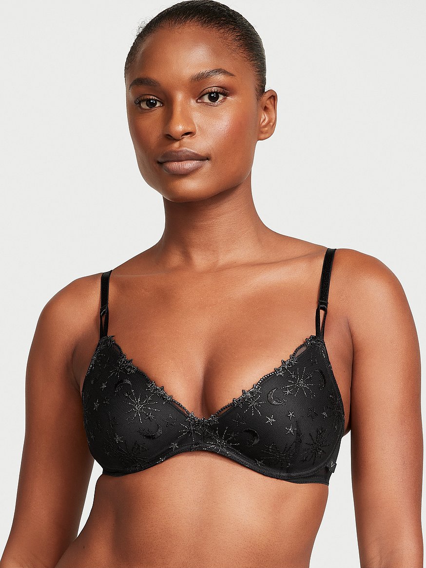 Buy Victoria's Secret Smooth with Lace Push Up Bra, Moderate