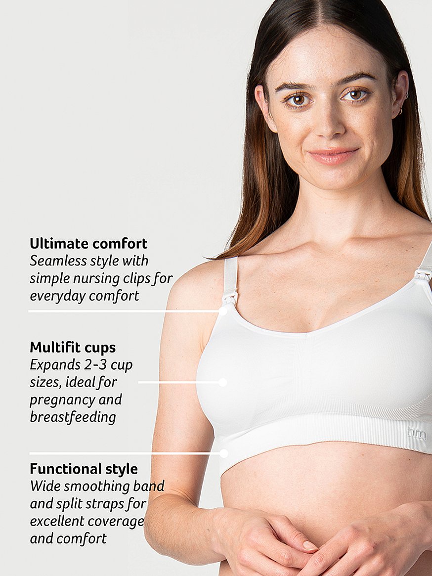 Motherhood Maternity Womens Comfort and Soft Lightly Lined Wireless  Maternity & Nursing Bra
