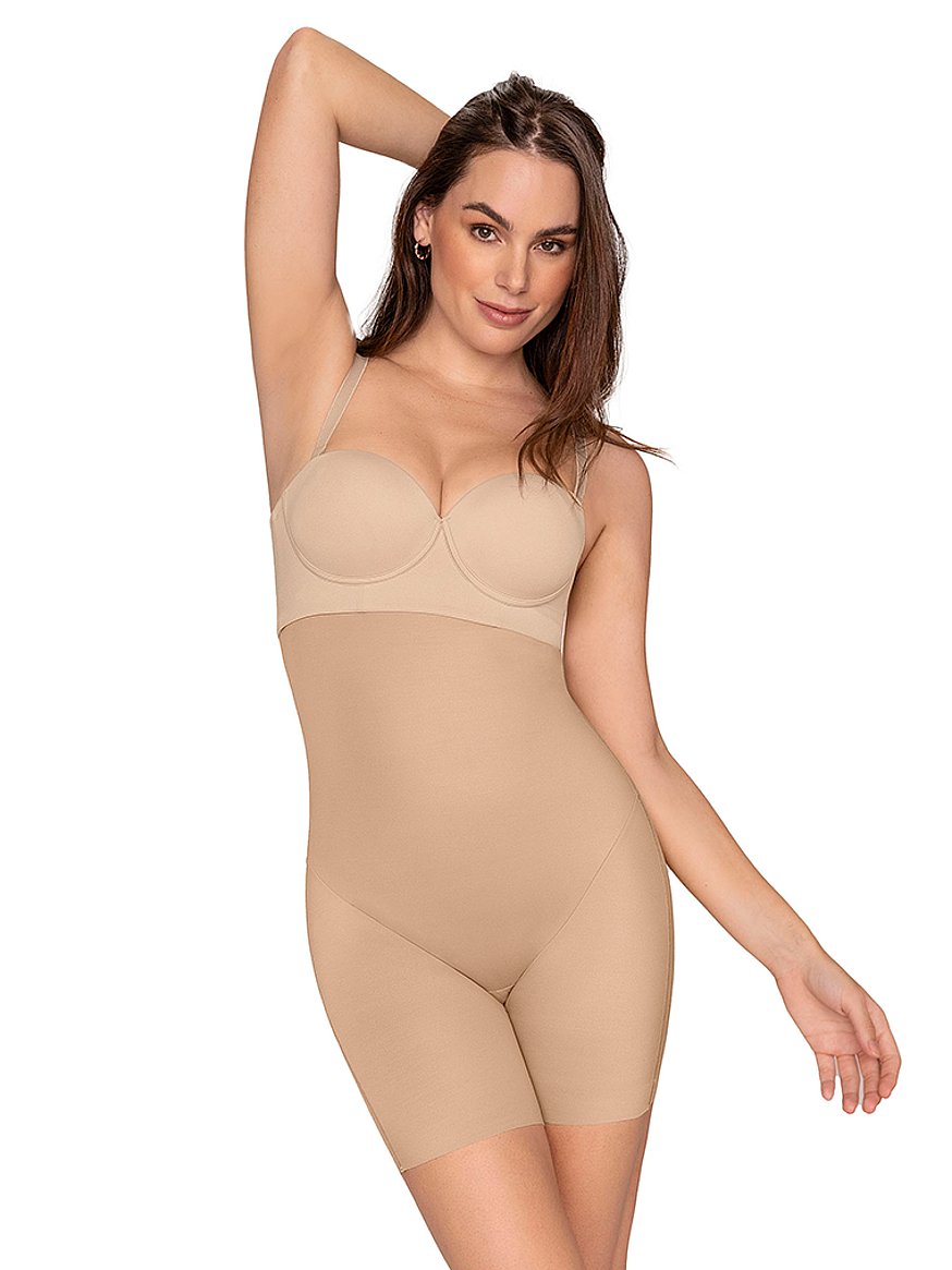 Firm compression strapless girdle - Panty style Bodysuit