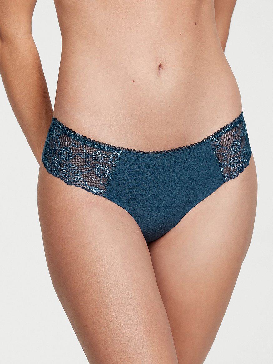 No-Show Hipster Panty With Lace Trim