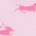Pink Tulip Dog Print