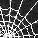 Black Spiderweb Print
