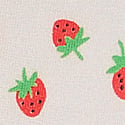 Winter White Strawberry Print