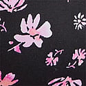 Black Ground Floral Print