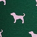 Jaguar Green Dog Print