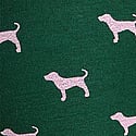 Jaguar Green Dog Print