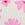 Floral PINK Micro Dog™ Keychain Charm